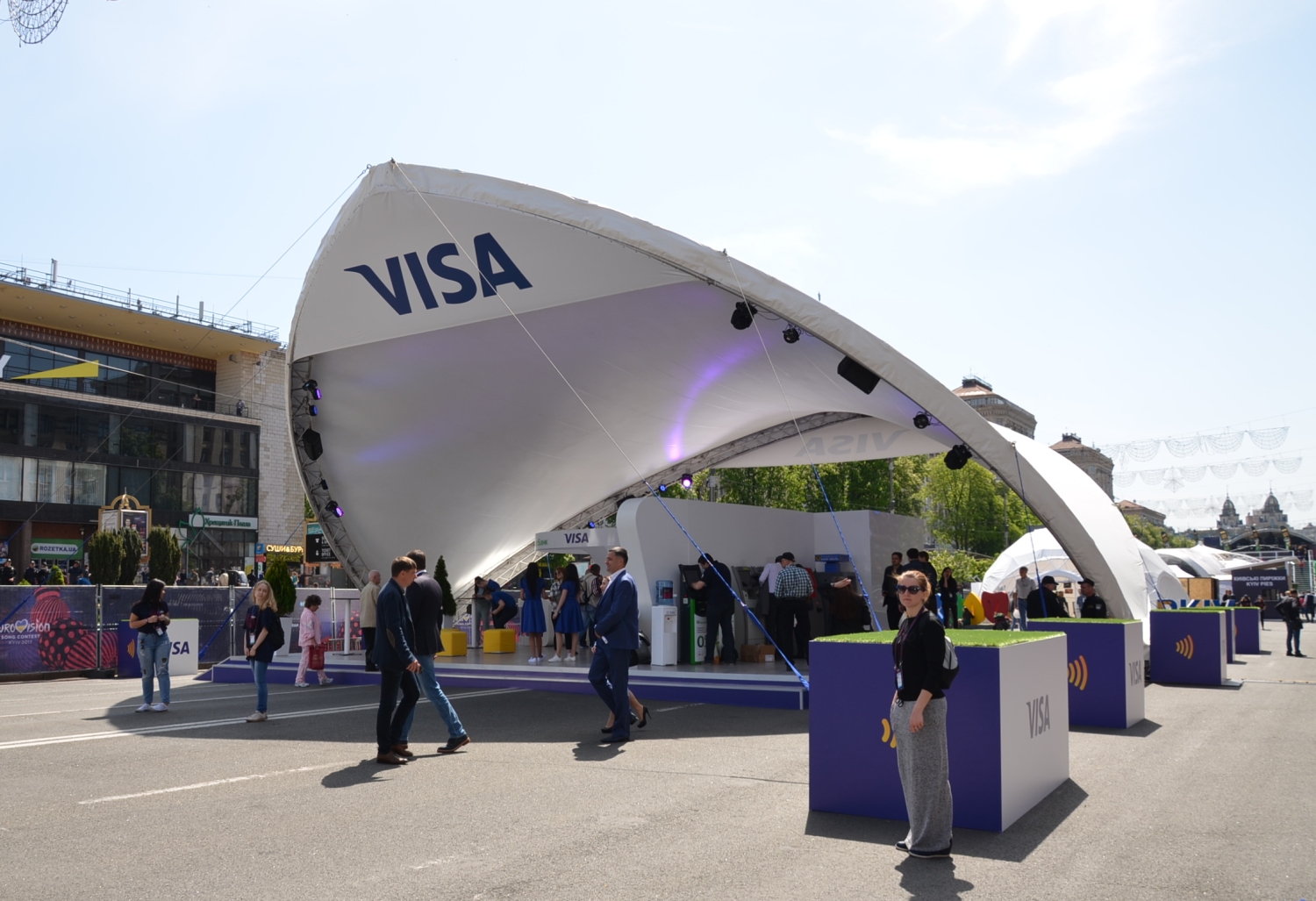 UNOSPACE Open 300 м² — тент для подій